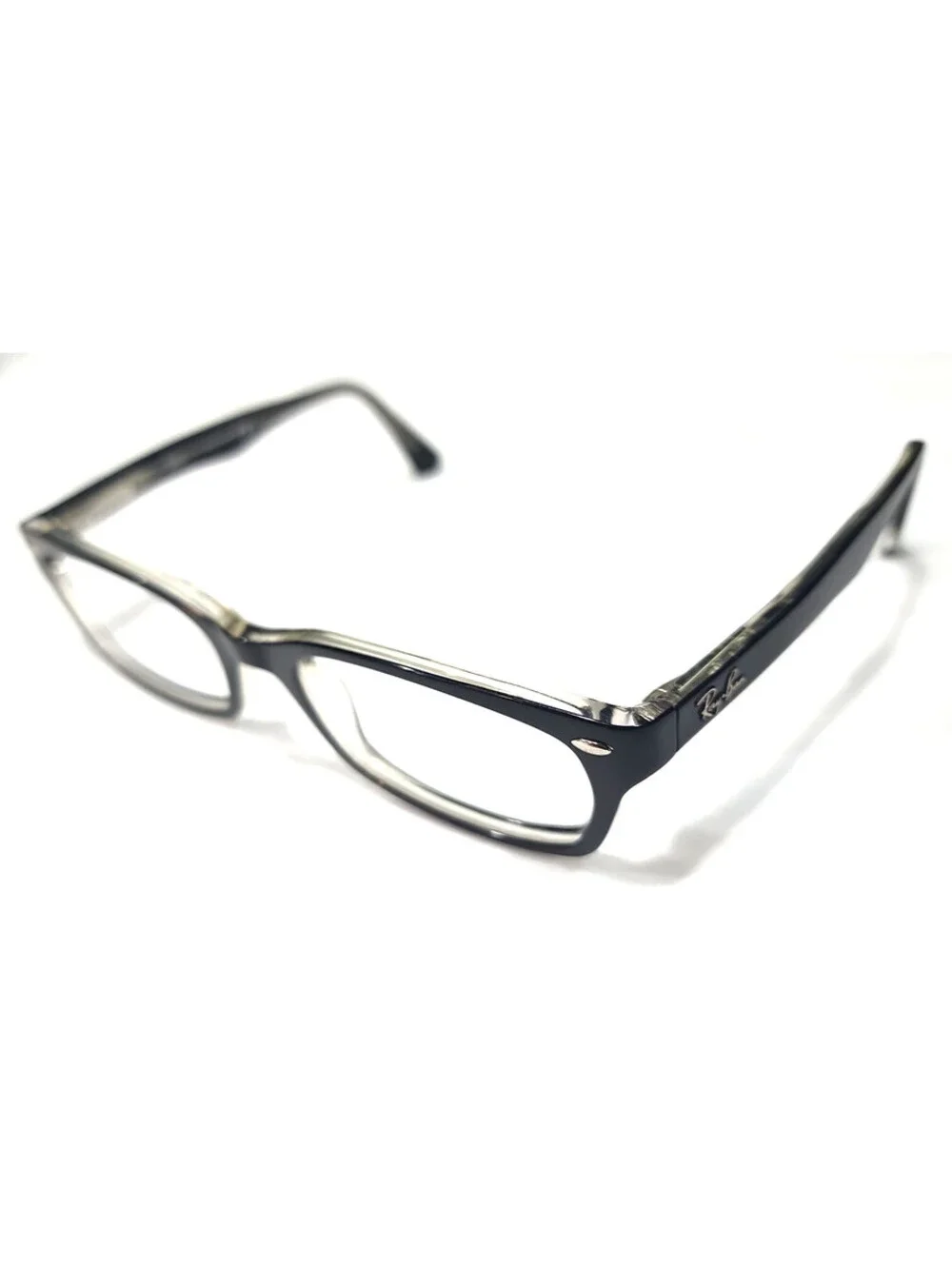 Ray Ban RB5150 2034 Black Rectangle Eyeglasses Frame 52-19 135